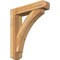 Ekena Millwork Thorton Craftsman Rough Sawn Bracket w/ Offset Brace, Western Red Cedar, 6"W x 26"D x 30"H BKT0604X26X30THR04RWR - alternate 1